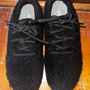 Allbirds Natural Black Wool Runner Fluffs
